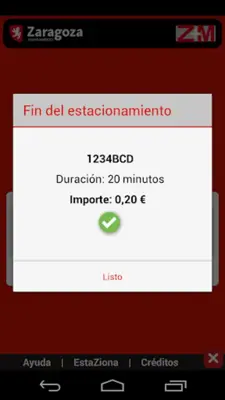 Zaragoza ApParca android App screenshot 12