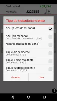 Zaragoza ApParca android App screenshot 14