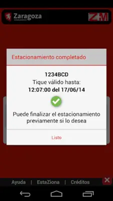 Zaragoza ApParca android App screenshot 15