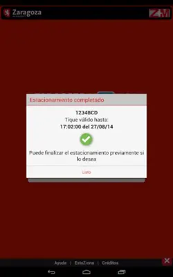 Zaragoza ApParca android App screenshot 2