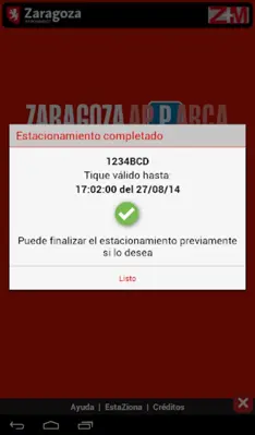 Zaragoza ApParca android App screenshot 7